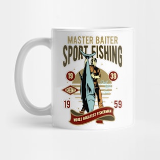 Vintage Sport Fishing Mug